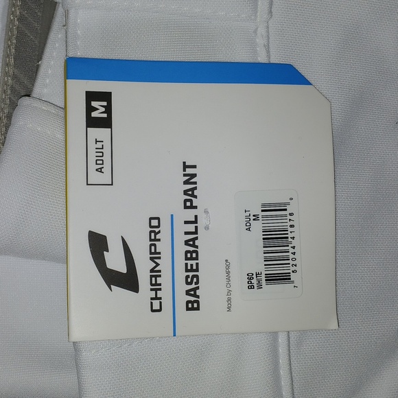Champro Triple Crown 2.0 Open Bottom Premium Baseball Pant Size M - Picture 2 of 3